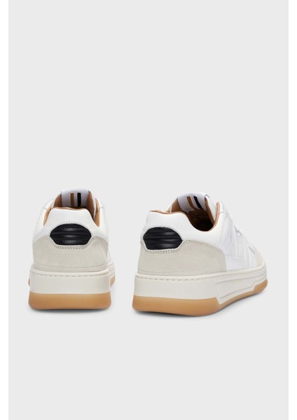 Logolu Deri Sneaker Ayakkabı Erkek Ayakkabı 50512375 121
