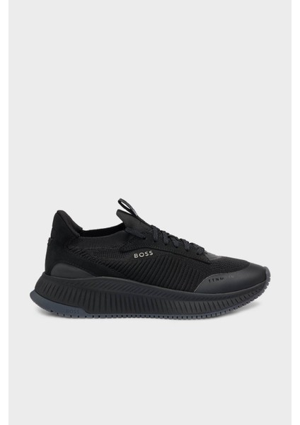 Logolu Örme Detaylı Kılçık Tabanlı Sneaker Ayakkabı Erkek Ayakkabı 50498904 002