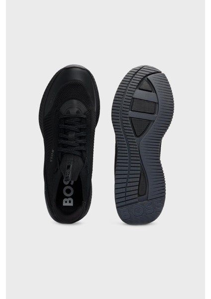 Logolu Örme Detaylı Kılçık Tabanlı Sneaker Ayakkabı Erkek Ayakkabı 50498904 002