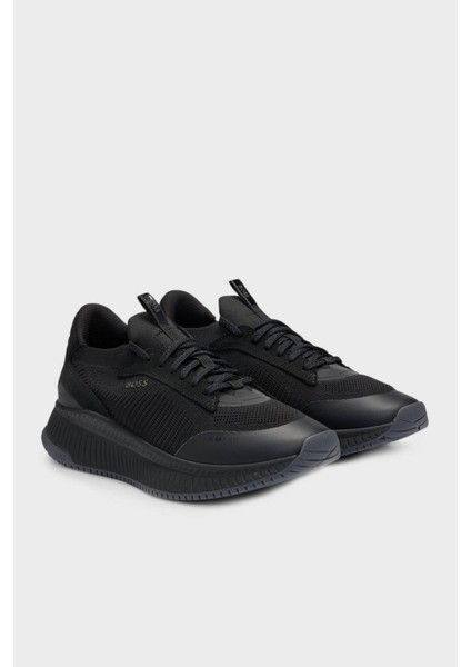 Logolu Örme Detaylı Kılçık Tabanlı Sneaker Ayakkabı Erkek Ayakkabı 50498904 002