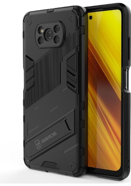 Xiaomi Poco X3 Nfc Koruyucu Kapak Için Kılıf Kickstand Sağlam Askeri (Yurt Dışından)