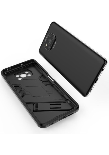 Xiaomi Poco X3 Nfc Koruyucu Kapak Için Kılıf Kickstand Sağlam Askeri (Yurt Dışından)