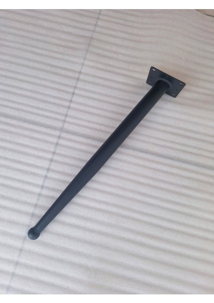 1 ADET-45CM Metal Konik Ayak-Sehpa Ayağı-Siyah Renk Boyalı fiyatları