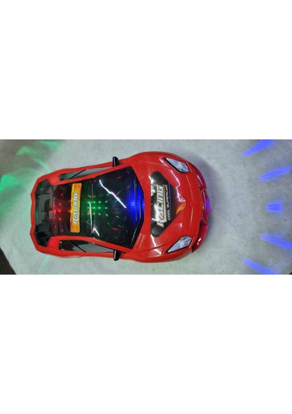 Oyuncak Yarış Arabası Pilli Çarptıkça Yön Değiştiren 3D Işıklı Sesli Yarış Arabası fiyatları