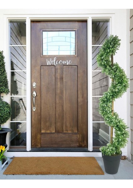 Yapay Ağaç Spiral Beyaz Yonca Şimşir Ağacı 160CM Bambu Saplı Salon Bitkisi modelleri