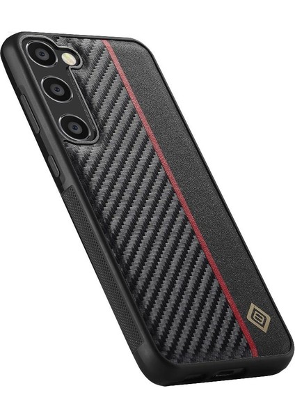 Samsung Galaxy A15 4g/5g Karbon Fiber Pu Ince Tahıl ile Eklenmiş (Yurt Dışından)