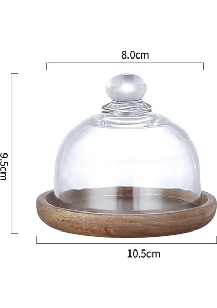 Çok Fonksiyonlu Mini Tatlı Servis Standı Kek Tabağı Kubbe Kapaklı Tabağı Ev Oteller Için Kek Tabağı (4 Adet), (Yurt Dışından) indirimleri