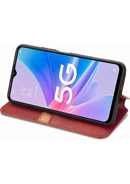 Oppo A97 5g Deri Kılıf Için Kılıf Moda Tasarımı Zarif Iş Çevirme (Yurt Dışından) fırsatları