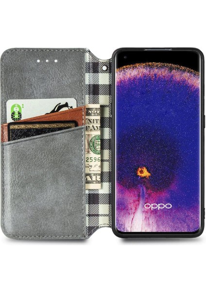 Manyi Mall Oppo Bulmak Için Kılıf X5 Moda Tasarım Kapak Çevirin Deri Kılıf Zarif (Yurt Dışından)