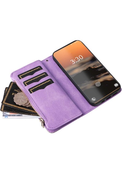 Kart Yuvası Standı Dokuz Kart Yuvaları ile Samsung Galaxy S23 Ultra Için Kılıf (Yurt Dışından) fırsatları