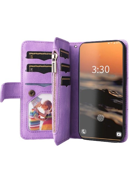 Kart Yuvası Standı Dokuz Kart Yuvaları ile Samsung Galaxy S23 Ultra Için Kılıf (Yurt Dışından) indirimleri