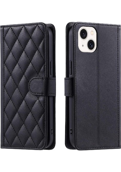 Iphone 13 Mini Manyetik Kapak Için Telefon Kılıfı Folio Cüzdan Kart Yuvaları El (Yurt Dışından)