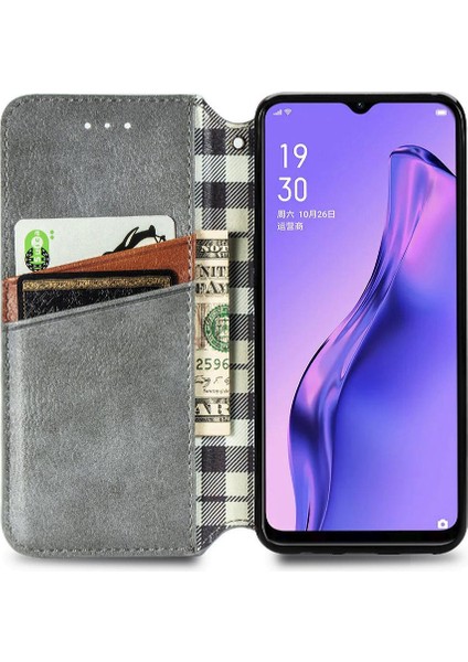 Oppo Oppo Zarif Iş Deri Çanta Için Kılıf Moda Tasarım Flip (Yurt Dışından)