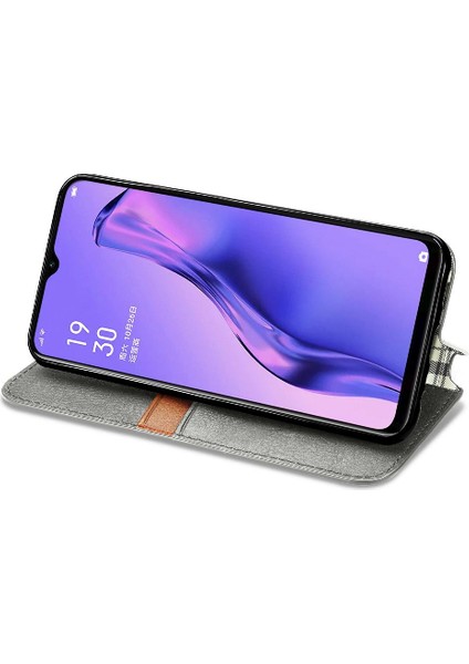 Oppo Oppo Zarif Iş Deri Çanta Için Kılıf Moda Tasarım Flip (Yurt Dışından)