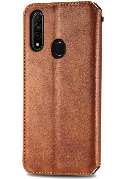 Oppo Oppo Zarif Iş Deri Çanta Için Kılıf Moda Tasarım Flip (Yurt Dışından)