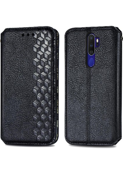 Oppo A5 2020 Zarif Iş Deri Kılıf Kapak Kapak Moda (Yurt Dışından) fırsatları