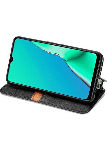 Oppo A5 2020 Zarif Iş Deri Kılıf Kapak Kapak Moda (Yurt Dışından) indirimleri
