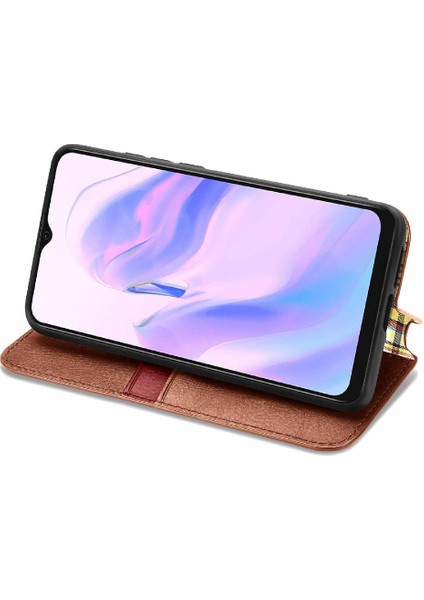 Blackview A70 Zarif Iş Deri Çanta Cüzdan Fonksiyonu Için Kılıf (Yurt Dışından)