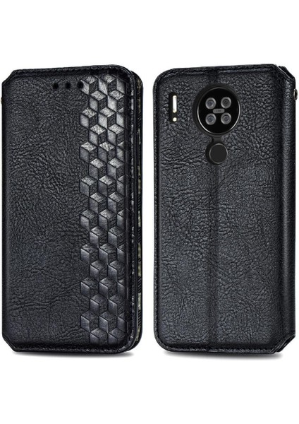 Blackview A80/A80S Cüzdan Fonksiyonu Için Kılıf Moda Tasarım Deri Çanta (Yurt Dışından)