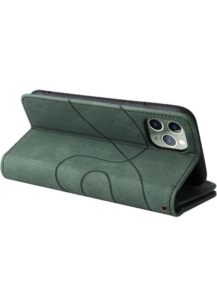 Kart ile IPhone 11 Pro Kickstand Koruyucu Fermuar Cüzdan Tarzı (Yurt Dışından)