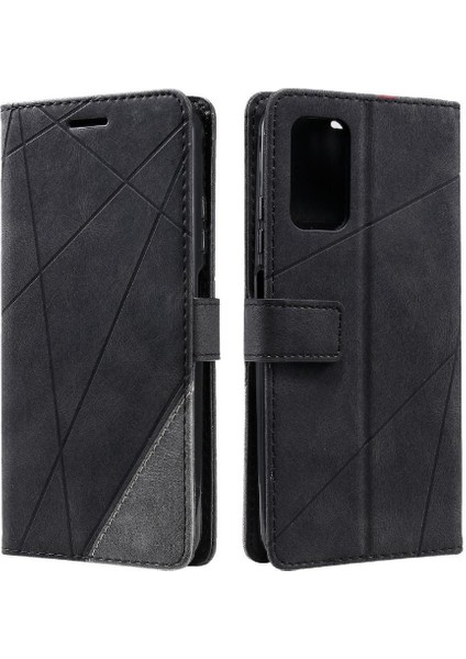 Xiaomi Redmi 9t Manyetik Pu Deri Kart Tutucu Kickstand Cüzdan (Yurt Dışından)