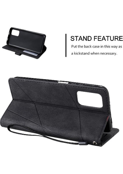 Xiaomi Redmi 9t Manyetik Pu Deri Kart Tutucu Kickstand Cüzdan (Yurt Dışından)