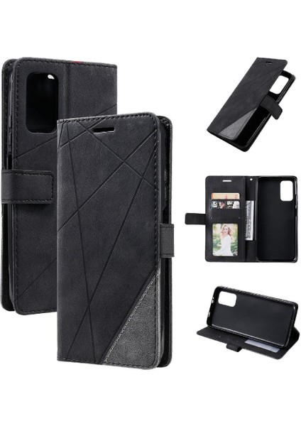 Xiaomi Redmi 9t Manyetik Pu Deri Kart Tutucu Kickstand Cüzdan (Yurt Dışından)