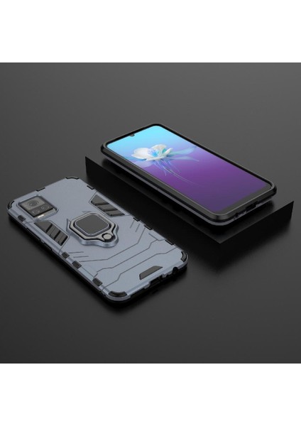 Vıvo V20 Için Kılıf 360 &deg; Dönen Halka Kickstand Darbeye Kapak Askeri (Yurt Dışından) fırsatları