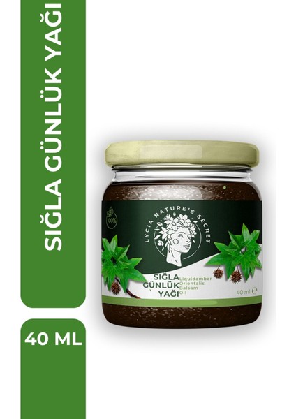 Lycia Natures Secret Sığla Günlük Yağı  Doğal ve Saf 40 ml