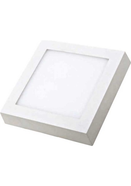 5 Adet K2 18W 6500K Beyaz Sıva Üstü Kare 22.5X22.5 LED Panel KDL432-B