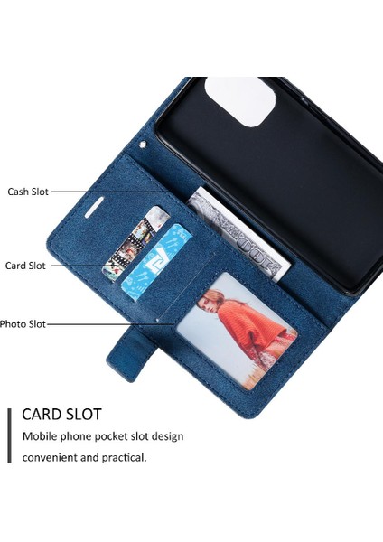 Xiaomi Redmi Için Kılıf K40/K40 Pro Darbeye Kart Tutucu Kickstand Pu Flip (Yurt Dışından)
