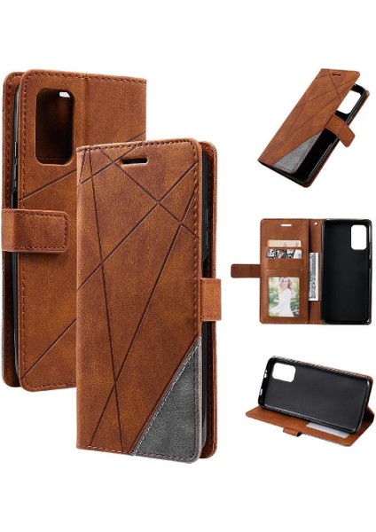 Xiaomi Redmi 9t Manyetik Pu Deri Kart Tutucu Kickstand Cüzdan (Yurt Dışından)