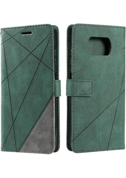 Xiaomi Poco X3 Nfc Kart Tutucu Kickstand Darbeye Pu Deri (Yurt Dışından)