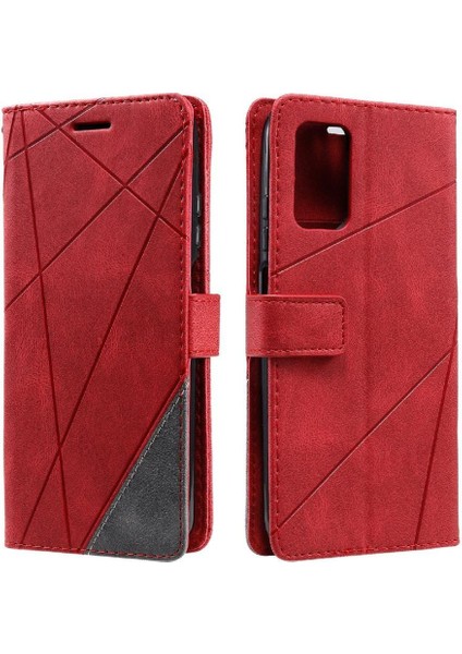 Xiaomi Redmi 9t Manyetik Pu Deri Kart Tutucu Kickstand Cüzdan (Yurt Dışından)