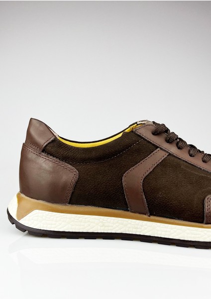 Kahverengi Deri Rahat Erkek Günlük Ayakkabı fırsatları