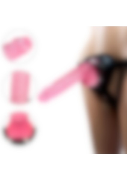 18 cm Kemerli Dildo Penis Strapon