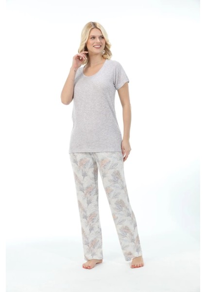 Bambu Yumuşak Dokulu Kısa Kol Kadın Pijama Takım 73232 fiyatları