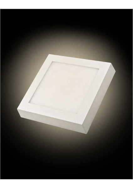 5 Adet K2 18W 4000K Ilık Beyaz Işık Sıva Üstü Kare 22.5X22.5 LED Panel KDL432-B