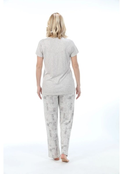 Bambu Yumuşak Dokulu Kısa Kol Kadın Pijama Takım 73231 modelleri