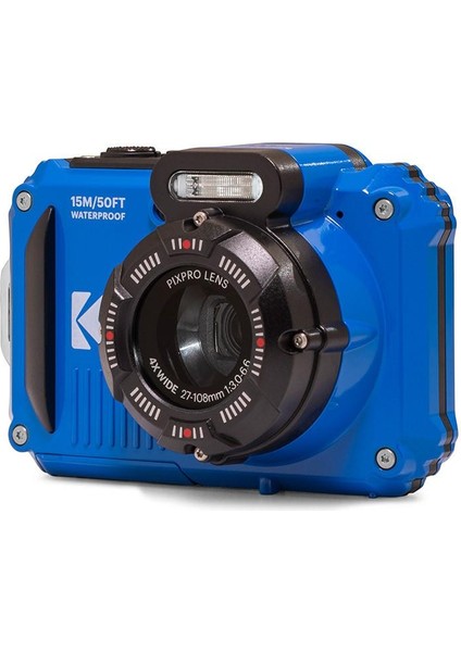 Pixpro Wpz2/4x Yakınlaştırma Su Altı Fotoğraf Makinesi-Mavi fiyatları