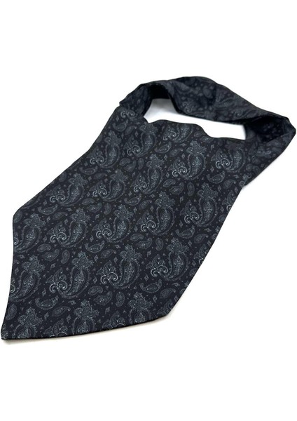 Siyah - Füme Şal Desen Erkek Fular K593 fırsatları