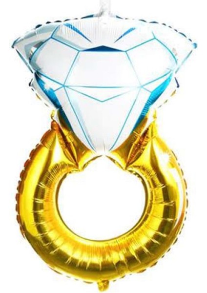 Gold Yüzük Folyo Balon 80 cm