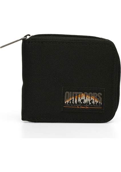 Outdoor Fermuar 4fx Siyah Erkek Cüzdan