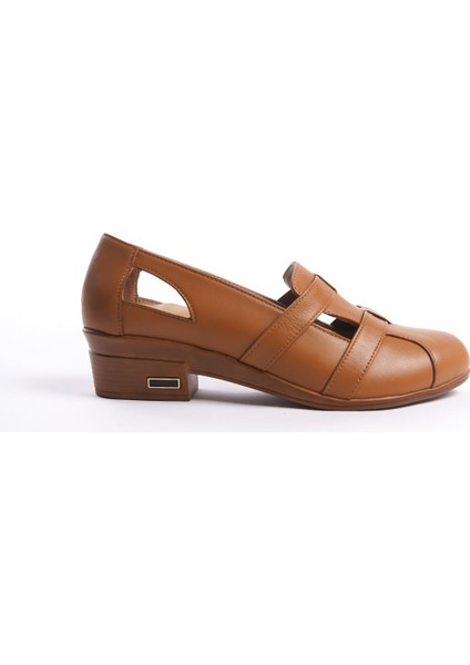 Deri Anatomik Taban Comfort Taba Kadın Ayakkabı TMD202441