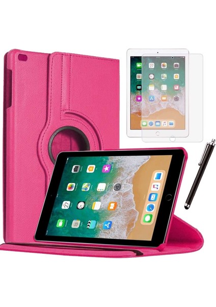 Apple iPad 5 Nesil / 6 Nesil Kılıf Ekran Koruyucu ve Kalem Set