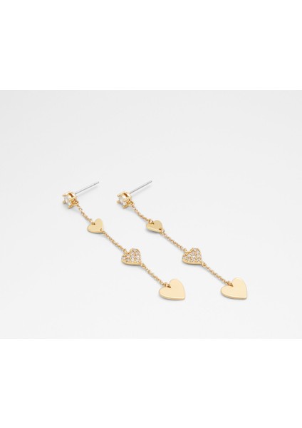 Lucye Kadın Gold Küpe