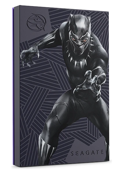 Firecuda Marvel Black Panther, 2 Tb Harici Sabit Disk USB 3.2 Gaming-Special-Edition