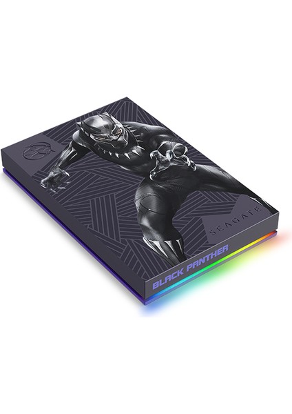 Firecuda Marvel Black Panther, 2 Tb Harici Sabit Disk USB 3.2 Gaming-Special-Edition