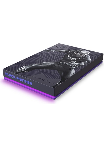 Firecuda Marvel Black Panther, 2 Tb Harici Sabit Disk USB 3.2 Gaming-Special-Edition