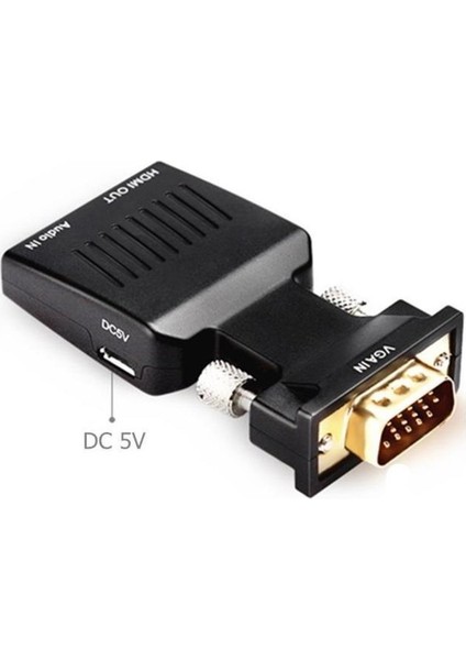 VGA To HDMI Çevirici Dönüştürücü Laptop Tv Monitör Adaptör Kablosu + HDMI Kablo 1.5 Metre modelleri